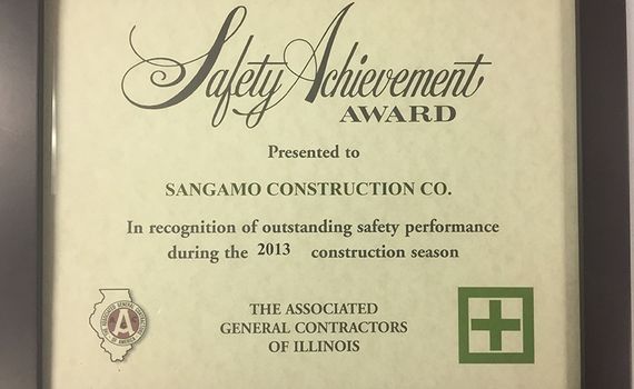 AGCIL 2013 Safety Award
